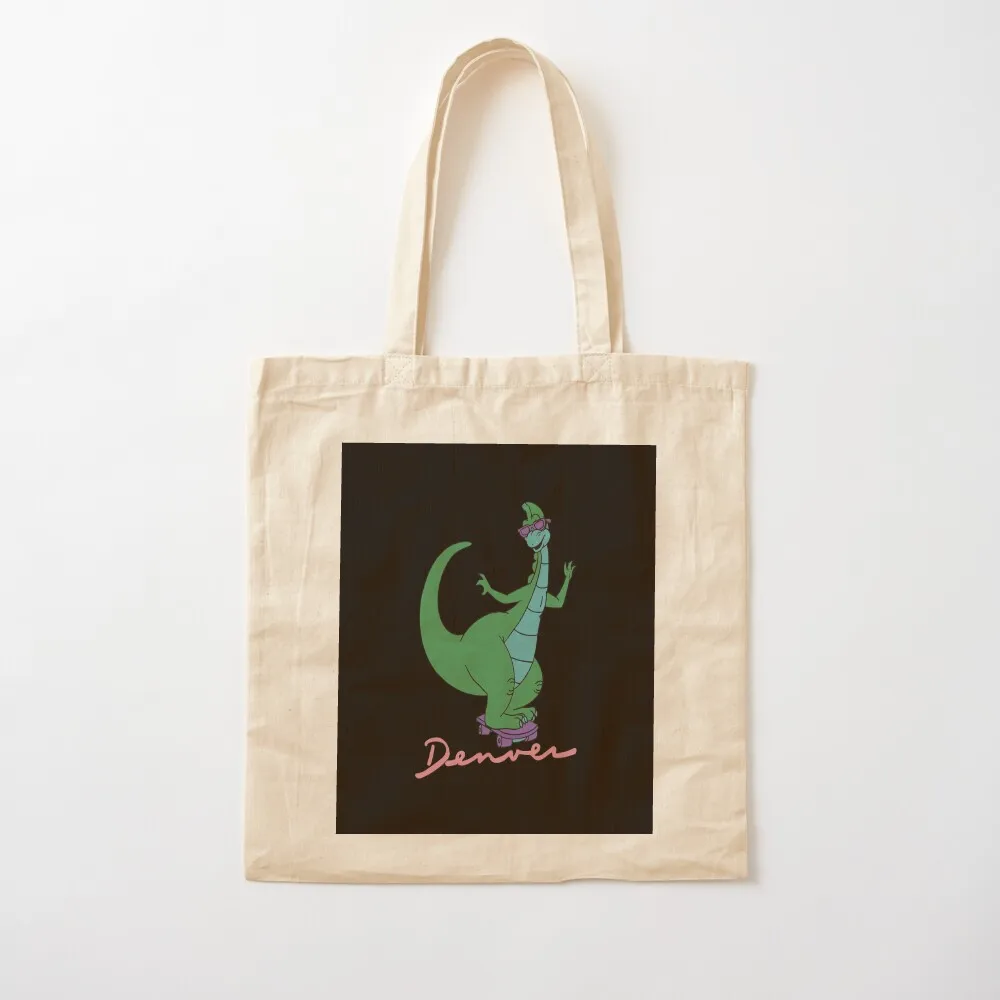 Denver the Last Dinosaur Tote Bag Big bag Gift bags canvas shopping bag supermarket folding