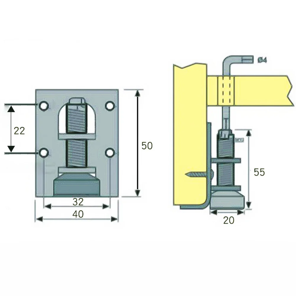 

2pcs Adjustable Furniture Leg Leveler Floor Protection For Cabinet Wardrobe Table Shelving Units Corner Bracket