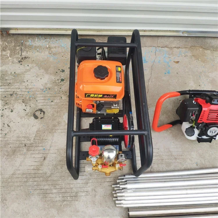 Handheld backpack drilling rig 20m depth water well drilling rig Portable soil sampling drill