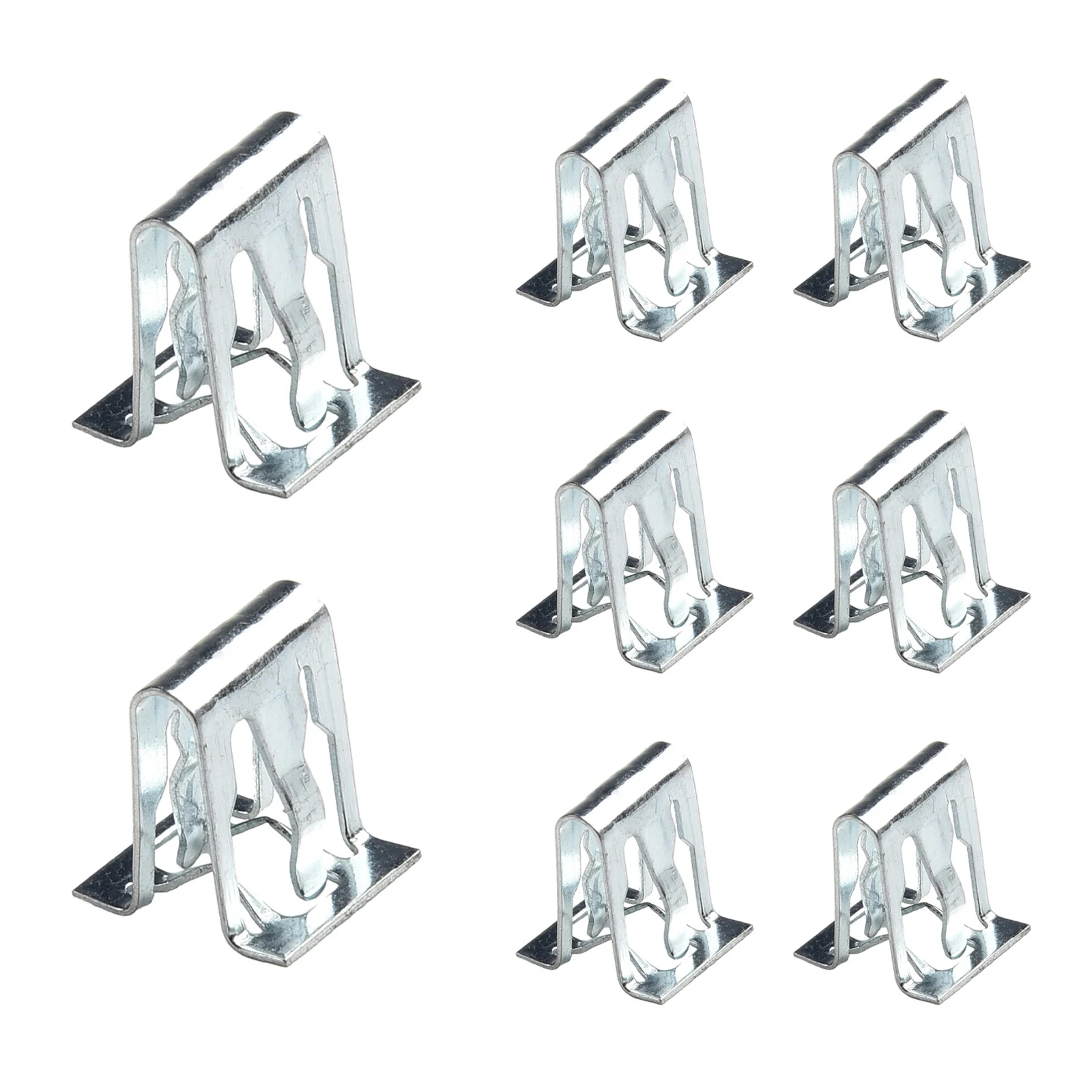 

Car Retainer Clip Metal Clips 10Pcs Auto Parts Car Dashboards Silver Car Fasteners And Clips Car Interior Parts