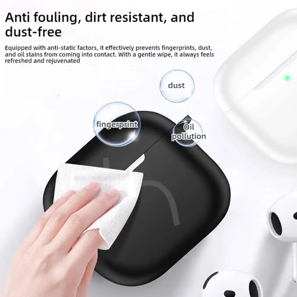 For Airpods 4 Silicone Earphone Protective Case Ultra-thin Anti Drop Bluetooth Earphone Protective Soft Shell Accessories