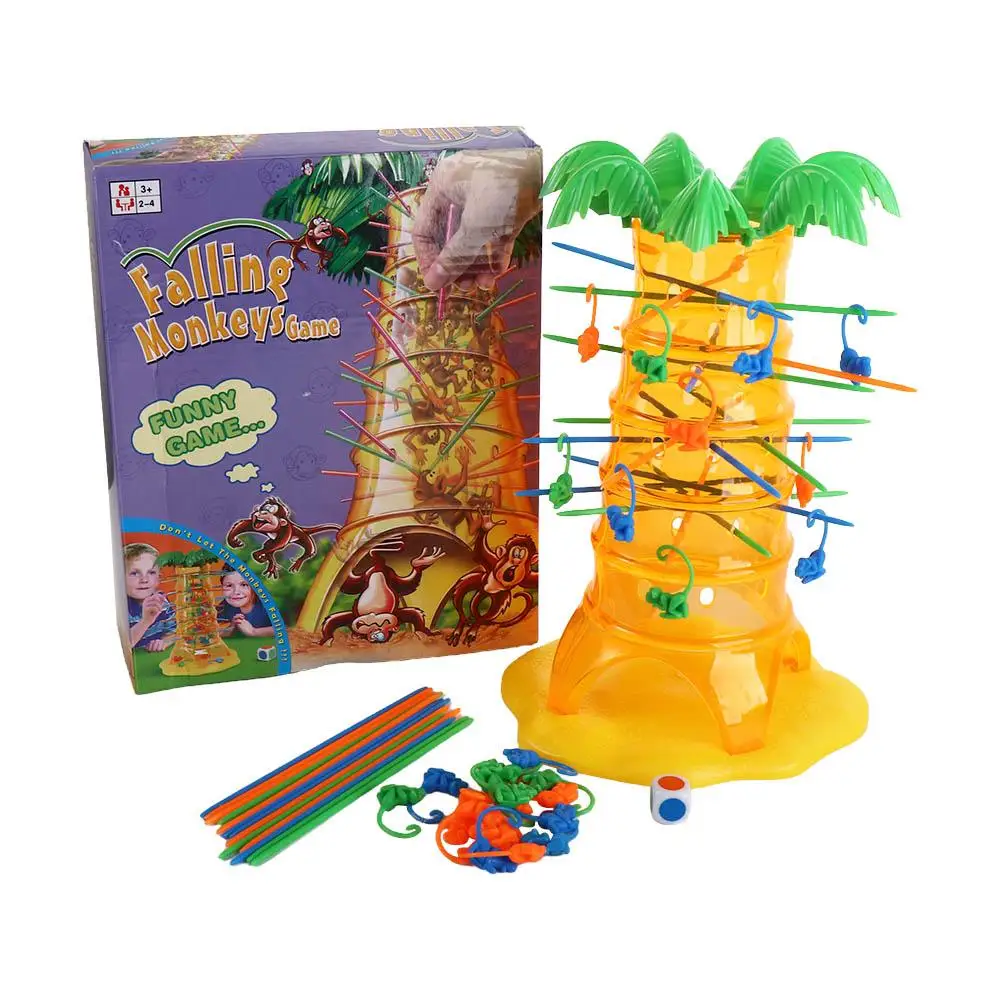 Montessori Toys Multiplayer Family Party Table Game Toy Turn Monkeys Down Toy Kids Intelligence Toys Children Desktop Game