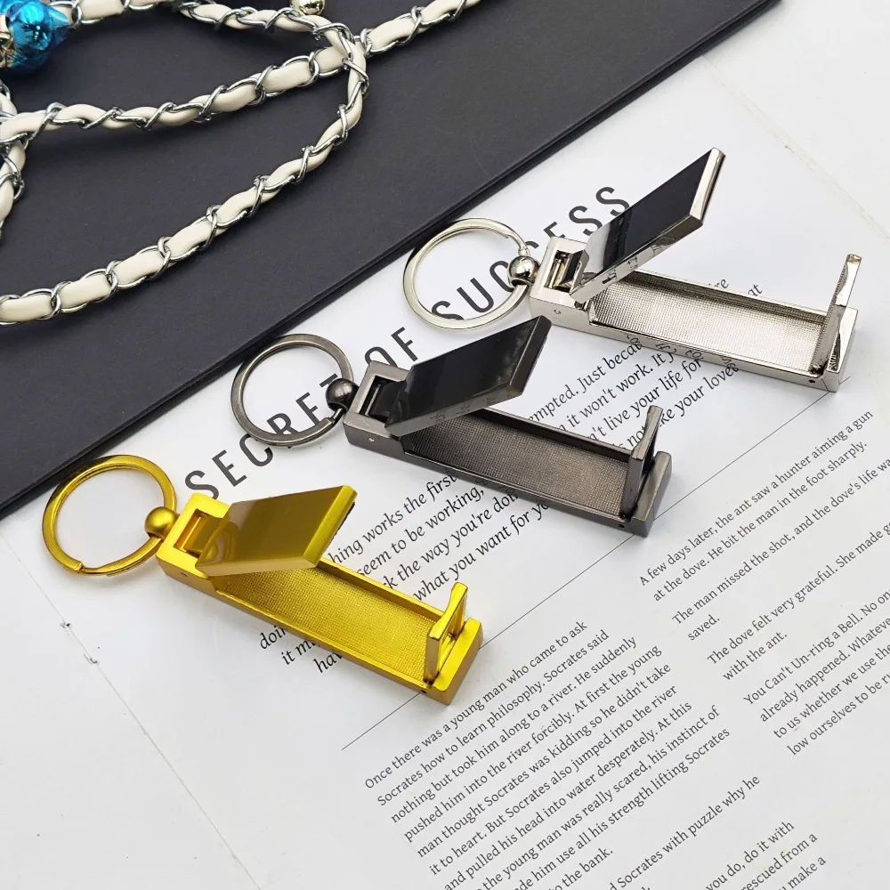 

Trendy Convenient Multifunctional Precious Metal Desktop Keyring Phone Holder Colorful Keychain Sports Champion Outdoor Bag