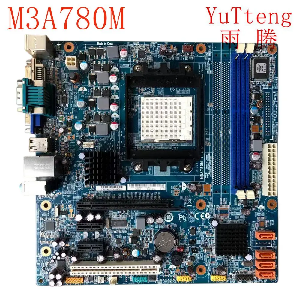 For Lenovo Thinkcentre A63 Desktop Motherboard M3A780M v1.0 89Y1256 Mainboard 100%tested fully work