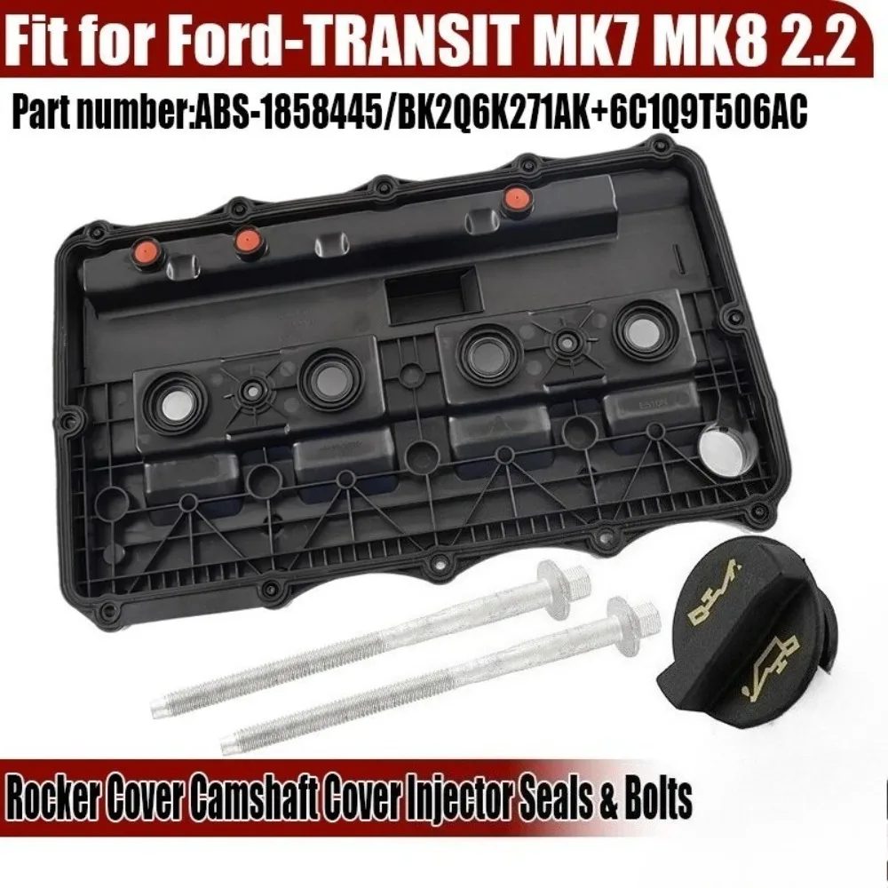 Brand New High-Quality Replacement Parts For Ford Transit MK7 MK8 Custom 2.2 TDCI Rocker Cam Cover Kit With Seals 1858445