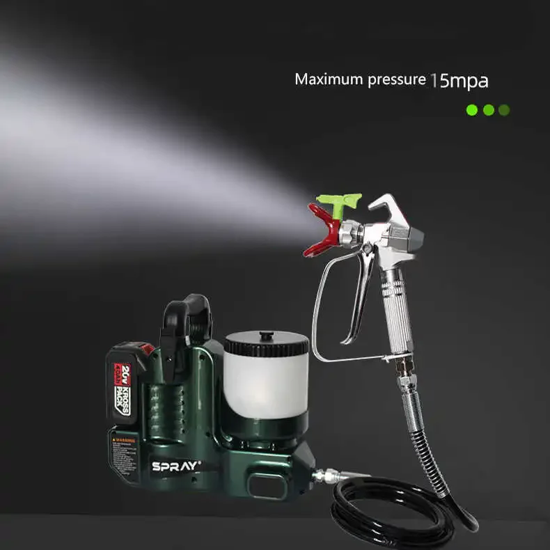 

Backpack Handheld Sprayer Paint Paint High Pressure Airless Lithium Battery Charging Convenient Plunger Wall Repair Machine