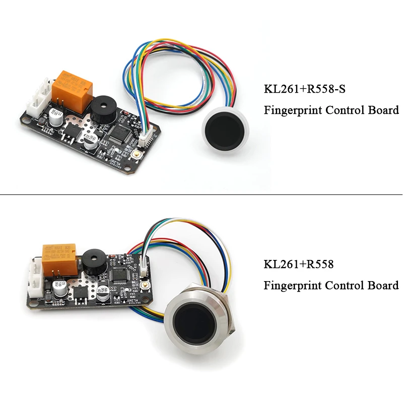 KL261 Fingerprint Control Board Modul DC 5,5-15V Low Power Verbrauch Relais Ausgang Admin/Benutzer Funtion Für access Control