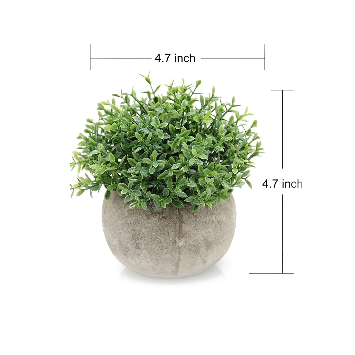 

Mini Artificial Potted Grass Plant High Simulation for Home Office Garden Decoration Realistic Green Plants Relaxing Eye Fatigue