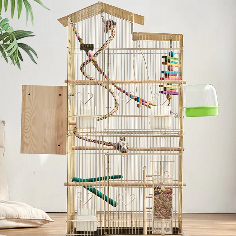 

Palomas Accessories Bird Cage Parrot Feeder Hammocks Canarios Bird House Passaros Rabbit Nido Para Pajaros Pet Supplies CY50BC