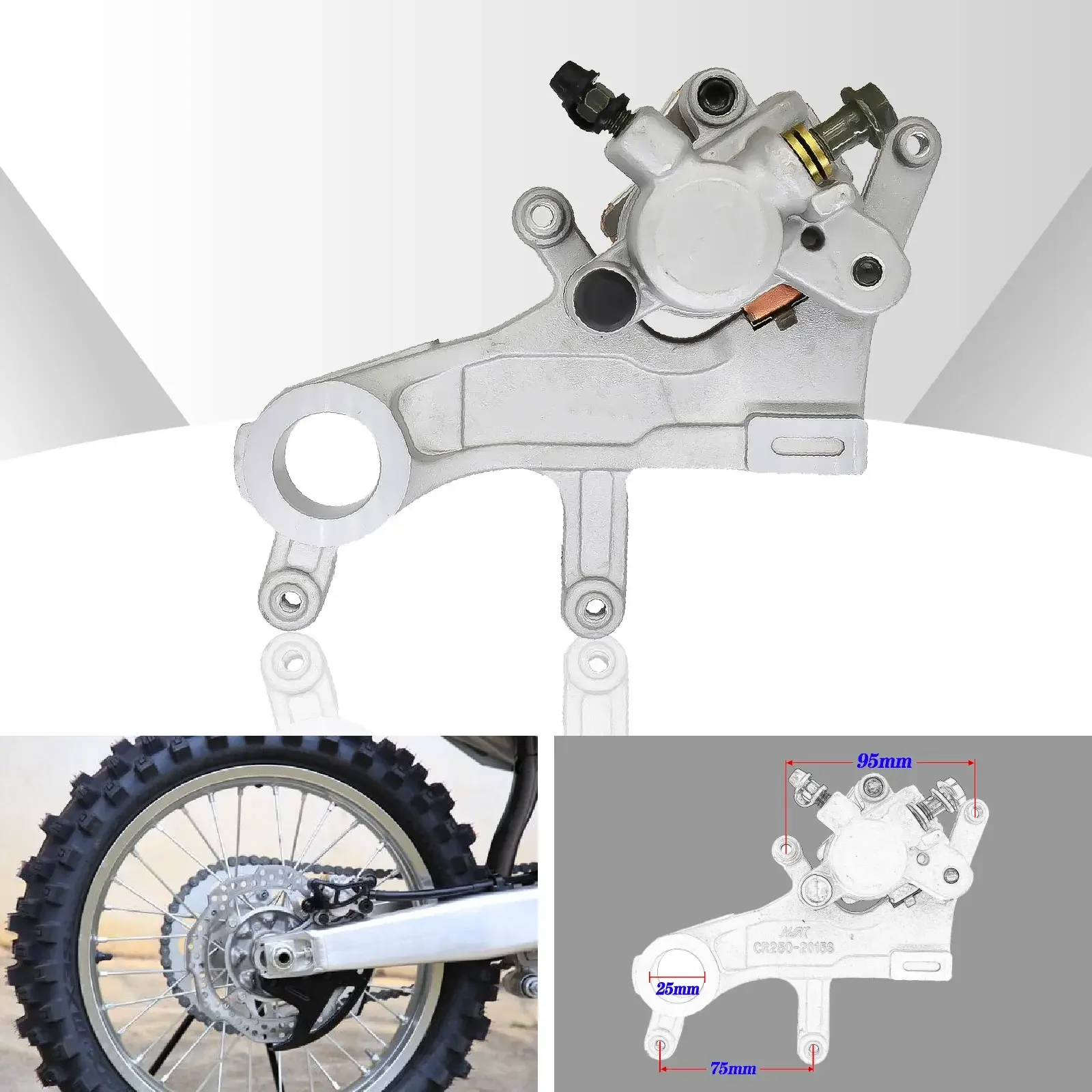 

Motorcycle Rear Brake Caliper For Honda CRF250R CRF450R CR125R CR250R CRF250X CRF450X CRF250RX CRF450RX CR CRF 250 450 R X RX
