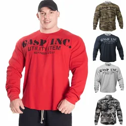 Ropa interior de manga larga para entrenamiento físico, base de camuflaje cálida y transpirable, talla grande, deportes de otoño e invierno