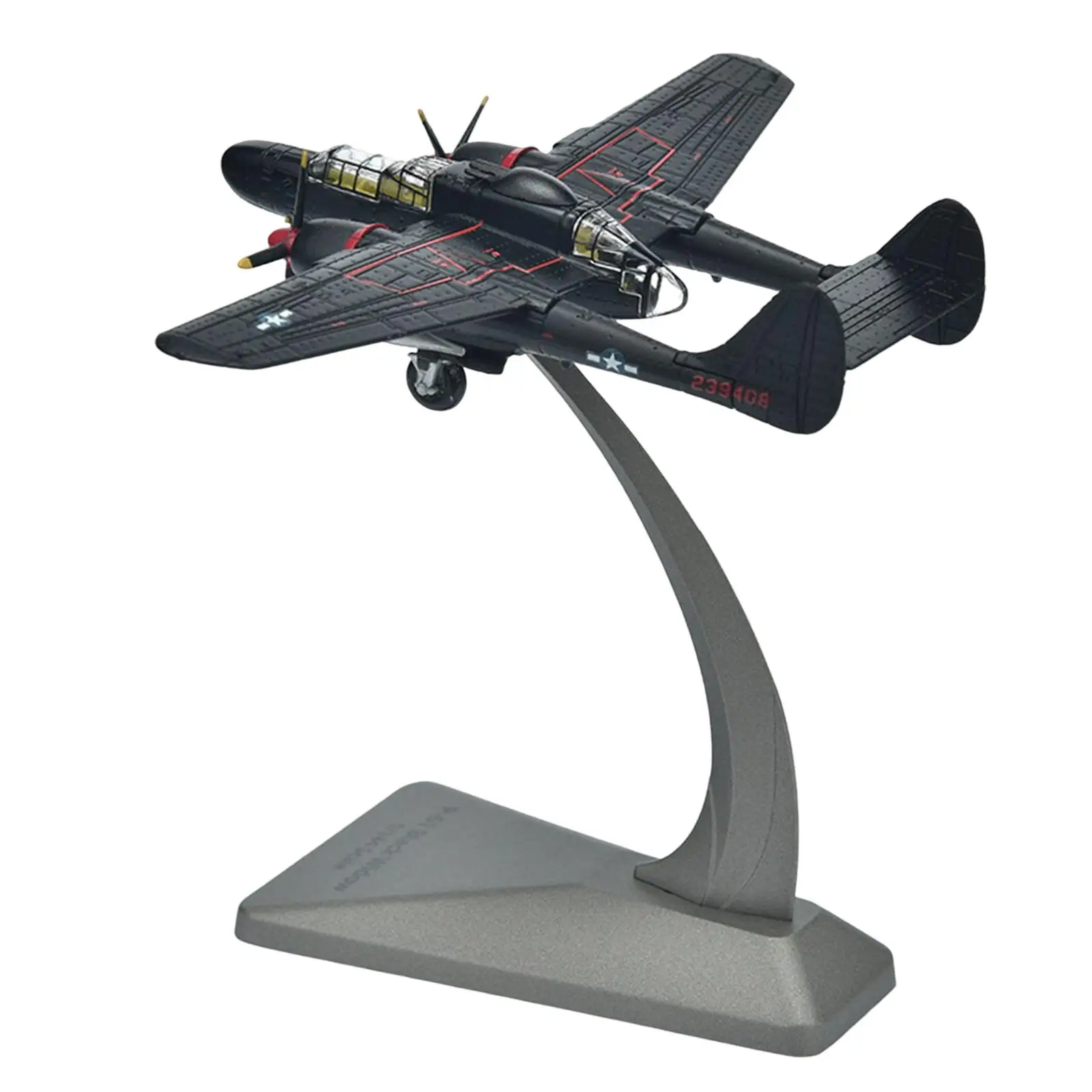 1/144 Aircraft Plane Model Alloy Airplane Fighter Model with Base Fine