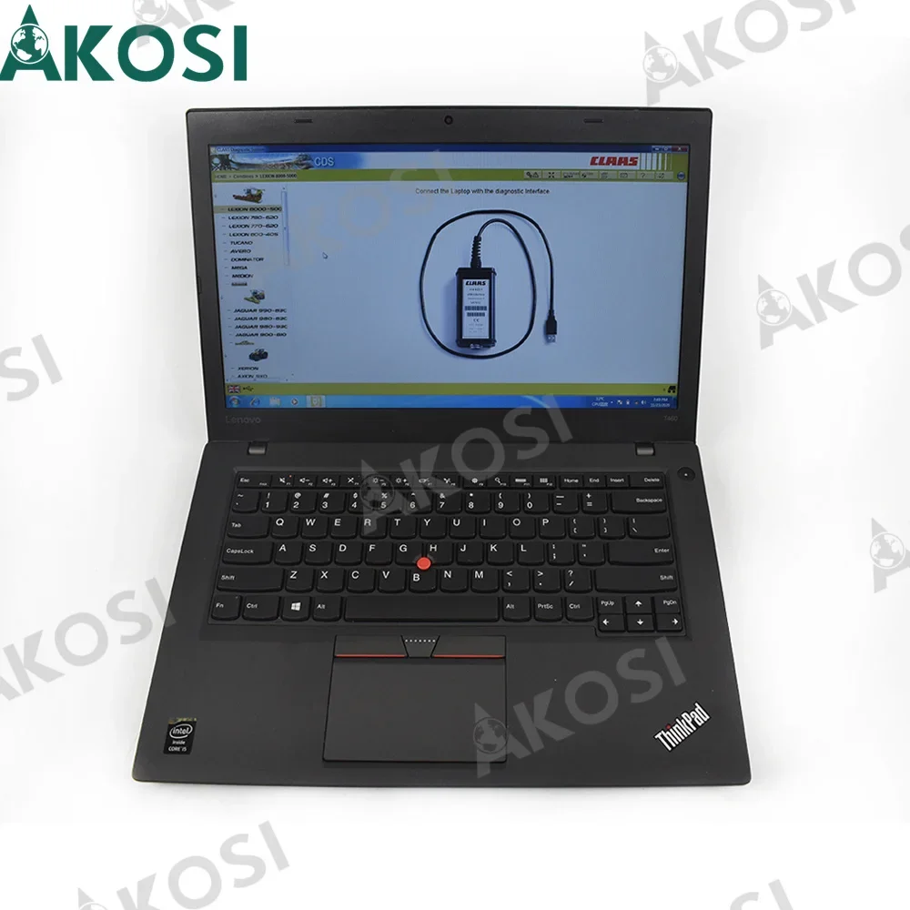 

For Claas CDS 7.5 Diagnostic System [Update 9.2020] +LMT license for multi-PCs Diagnostic tool with T420 laptop