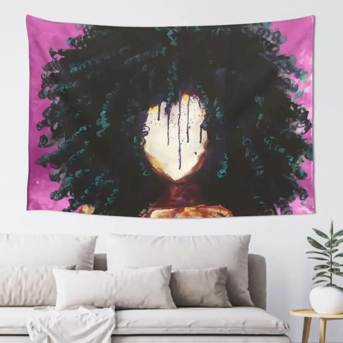 

Naturally I PINK Tapestry Bathroom Decor Room Aesthetic Living Room Decoration Luxury Living Room Decoration Tapestry