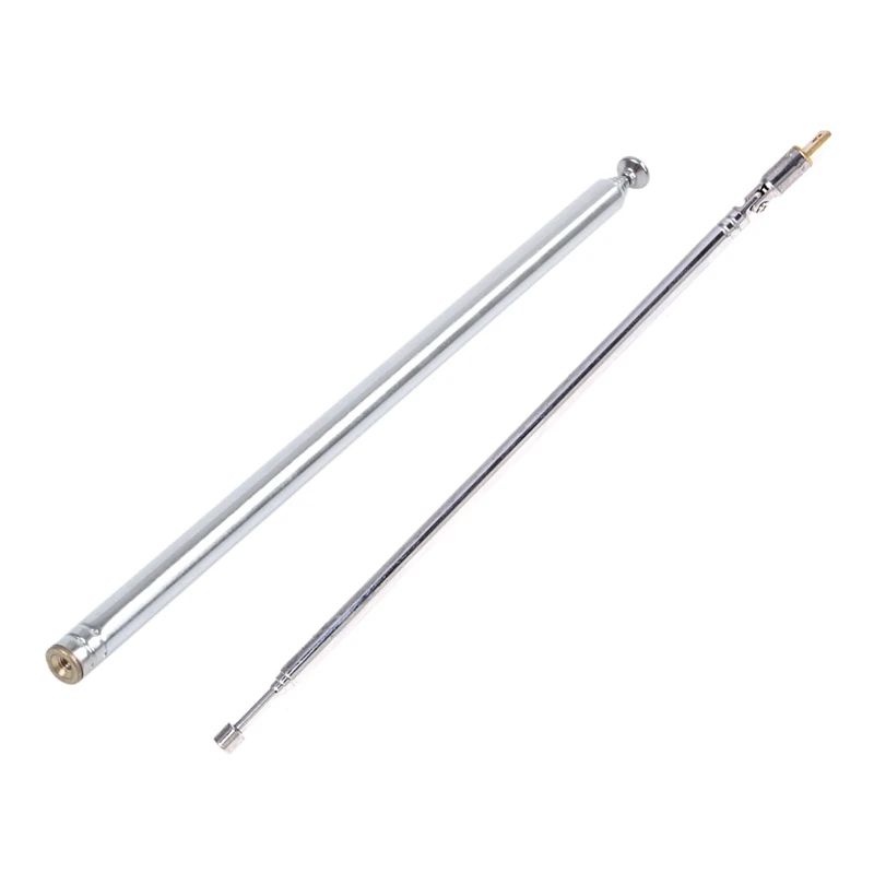 RISE-62Cm ยาว4ส่วนควบคุมวิทยุ AM FM วิทยุทีวีเสาอากาศ Telescopic & 96ซม.ความยาว7ส่วน Telescoping สแตนเลสเหล็ก AM
