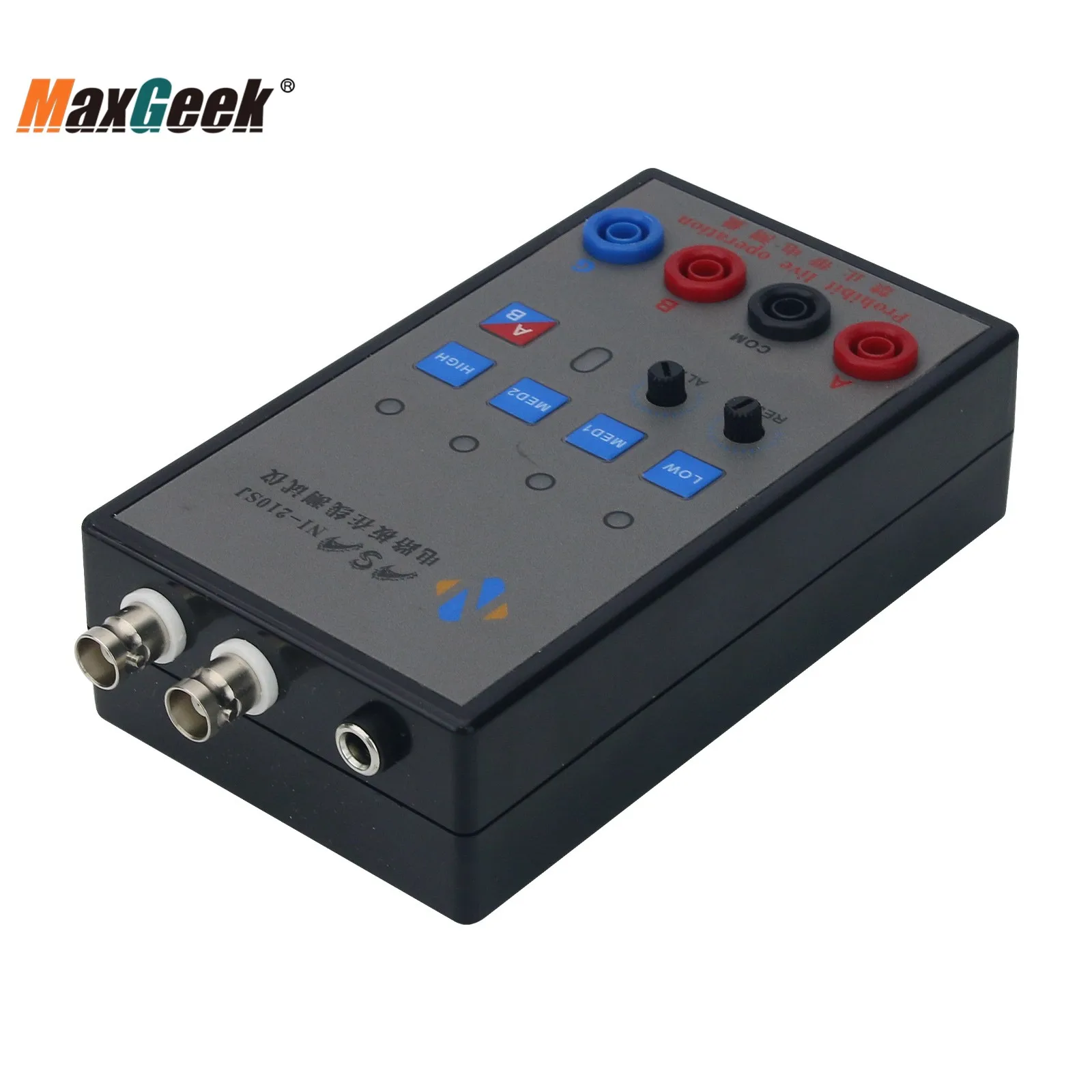 Maxgeek Professional Handheld VI Curve Tester w/ Plastic Shell Two-Channel Input Displays Three Frequencies