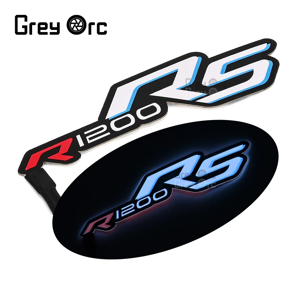 

For BMW R1200RS R1200 R 1200 RS Motorcycle LED Cold Light Patch Fairing Body Sticker Logo Decoration Lamp Flashing