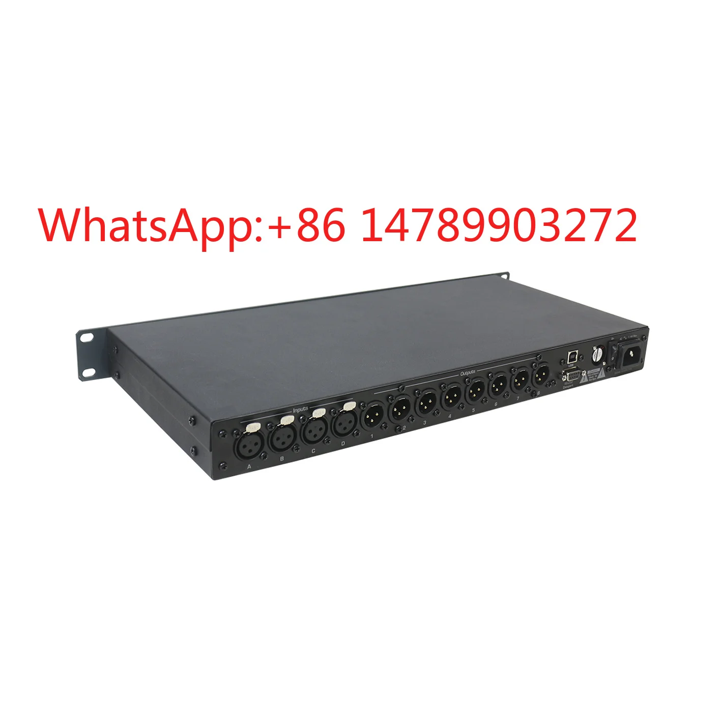 4 Input 8 Output Digital Speaker Processor for Audio Processor PC Control Software Included Interface