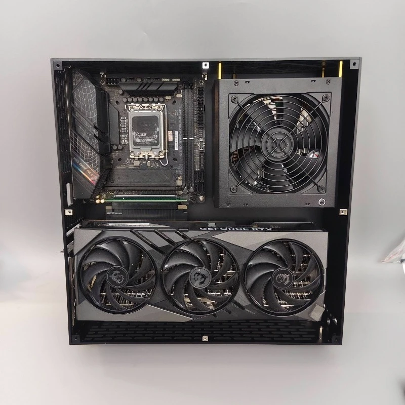 

(6-е издание) Корпус ITX L59P на 10 литров, поддержка материнских плат ATX, блок питания ATX, 4 слота, 36 см, один дисплейный порт