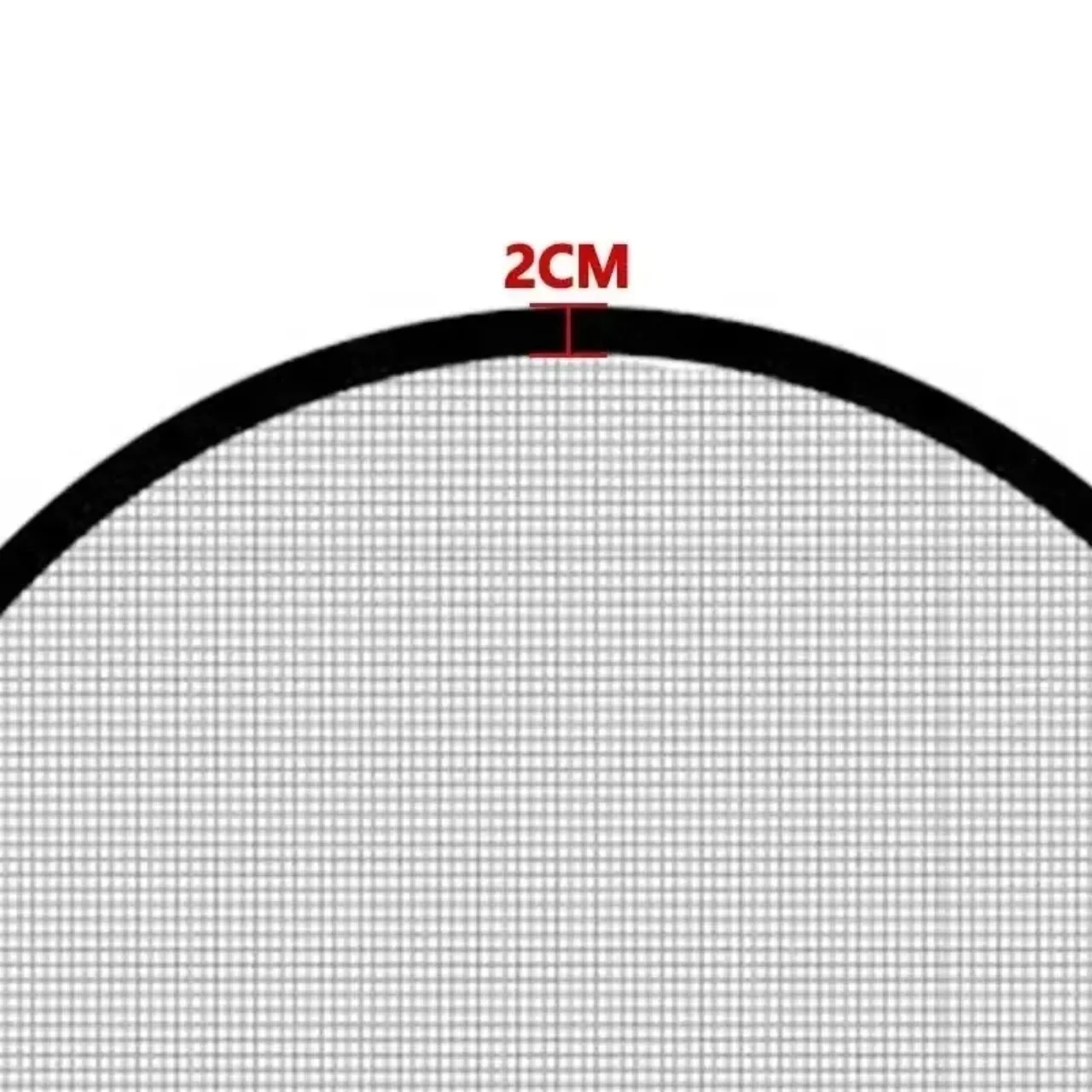 The Latest Arch Shaped Mosquito and Fly Proof Invisible Screen Window, Customizable Size with No Holes and Self-Adhesive,