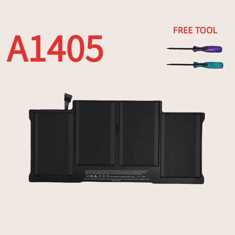 

A1405 Laptop Battery ForApple MacBook Air 13 "A1466 2013 2014 2015 2017 MD760LL/A MD761CH/A With Free Tools