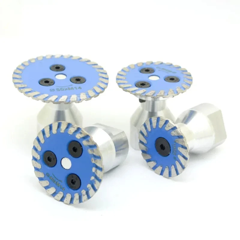 1PC M14 Flange Diamond Cutting Disc 75mm 50mm 2 Inch Detachable Mini Carving Tool Blade for Granite Marble Tiles Stone Cutting