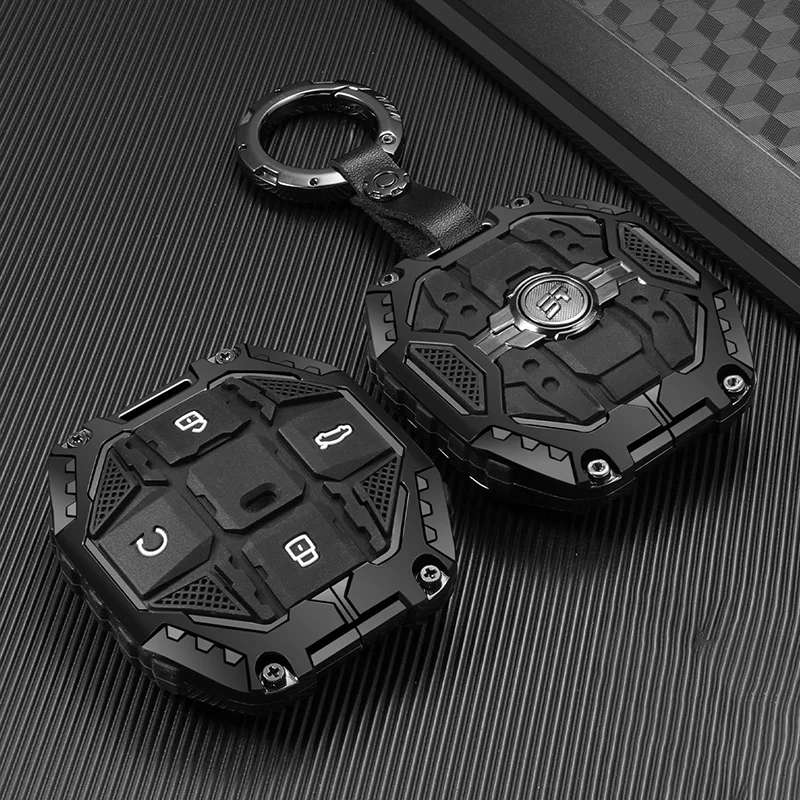 Schlüsselanhänger-Hülle aus Zinklegierung für Jetour Freedom T2 Freer Traveler T1 2025+, Fernbedienung, Tasche, Schlüsselanhänger, Halter, Autozubehör – Detail 4