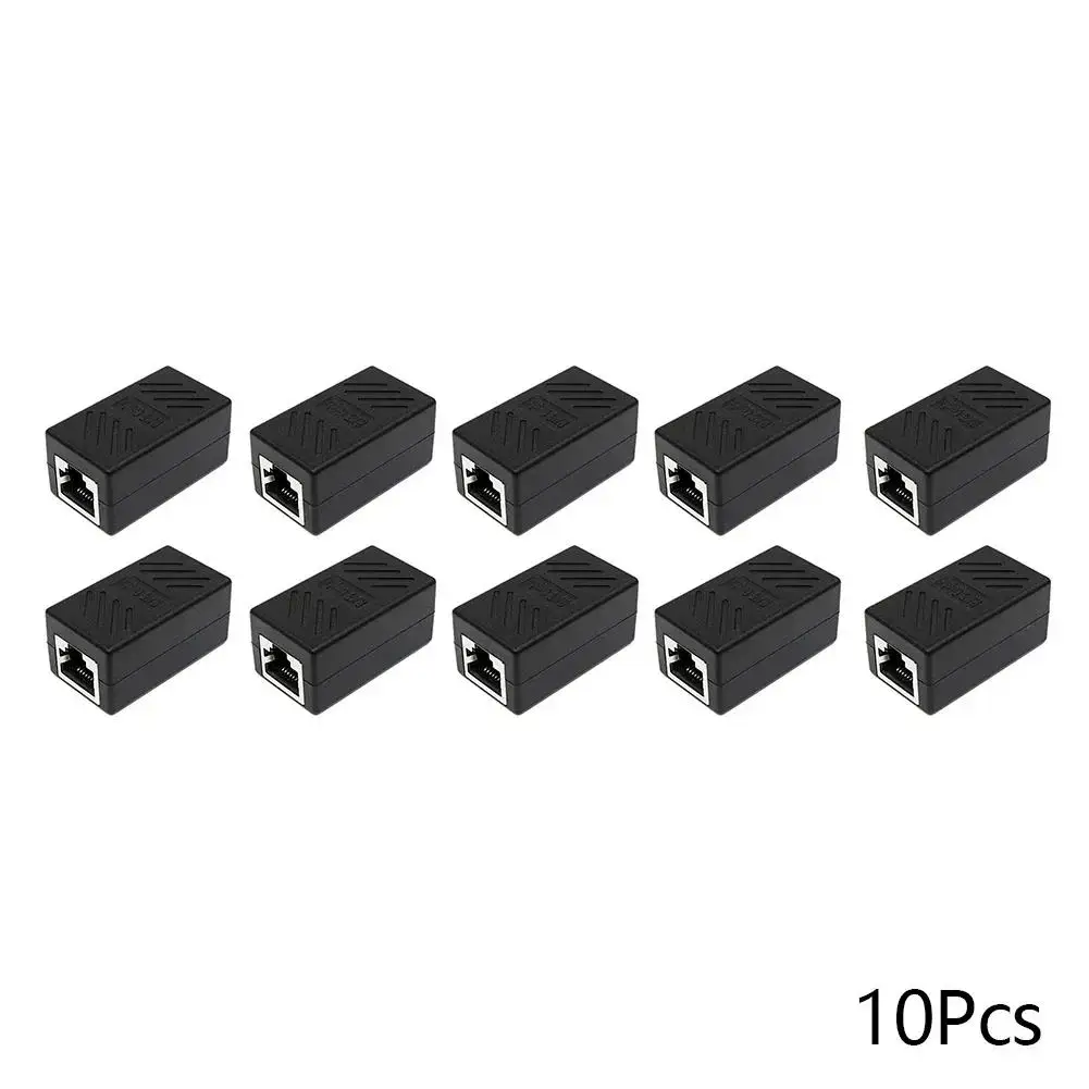 1/5/10/20 Stück RJ45 Adapter Cat7 Cat6 Cat5e Ethernet-Kabelverlängerungskupplung Buchse-zu-Buchse-Verbinder für Netzwerkkabel LAN-Anschluss