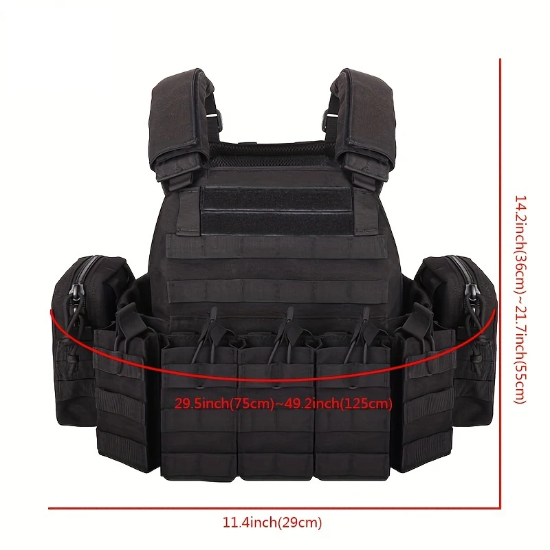 Five Piece Bag Training Vest and Equipment Vest