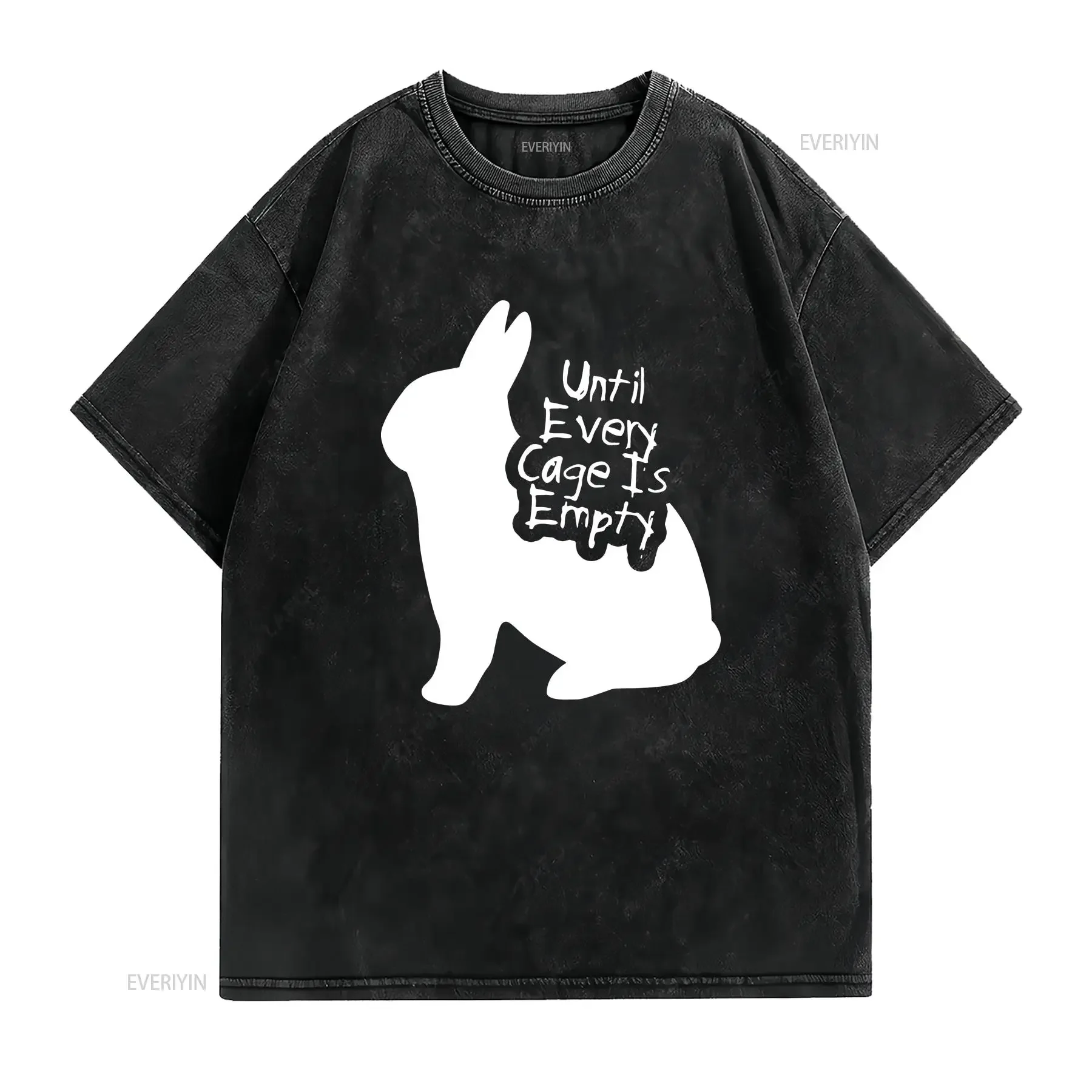 Until Every Cage is Empty T Shirt for Animal Rights Activists ALF PETA Vegan Vegetarian Inspirational Activism 11 vintage