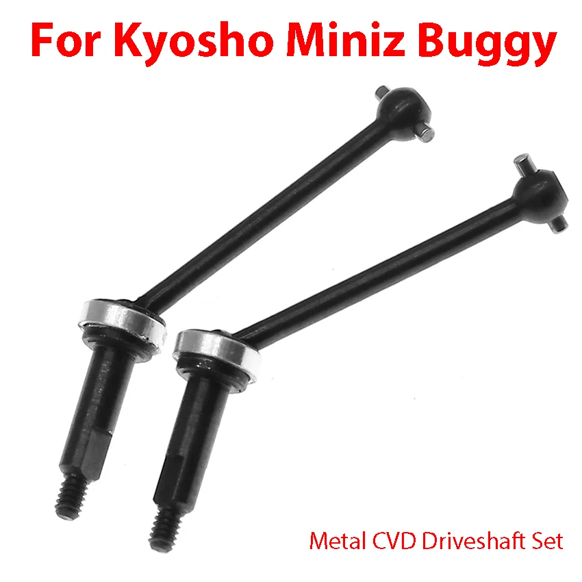 

For Kyosho Miniz Buggy 45 Steel Metal CVD Driveshaft Set Replacement Part MBW023B