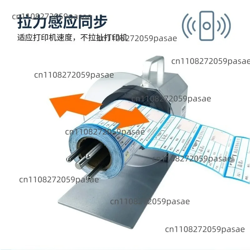 Label Rewinder Coreless Fully Automatic Rewinding Machine Thermal Machine Speed Adjustable