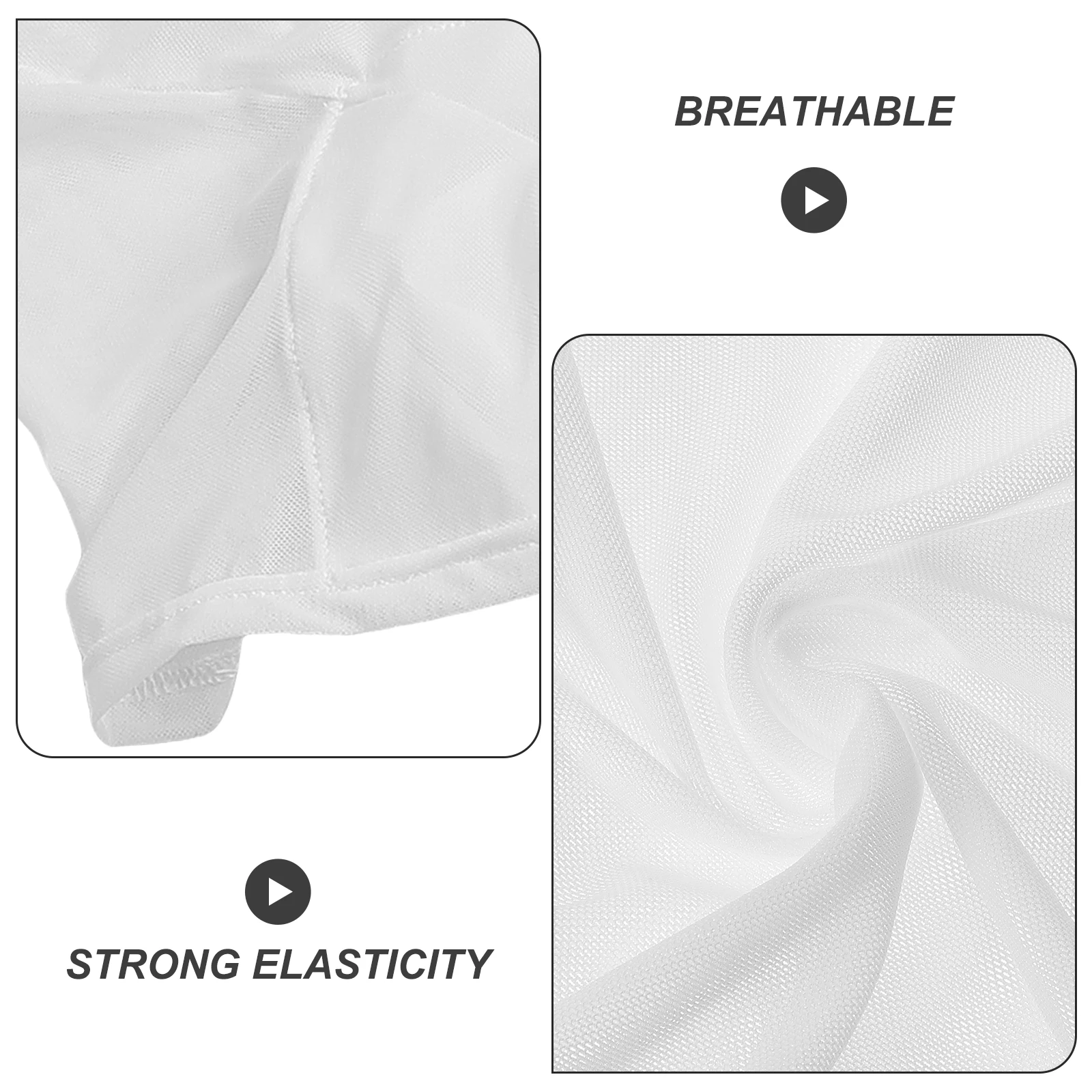 

Underarm Sweat Absorbent Vest Men T-shirt White M Short Sleeve Shirts with Pad Comfortable Dry Sports Breathable Material