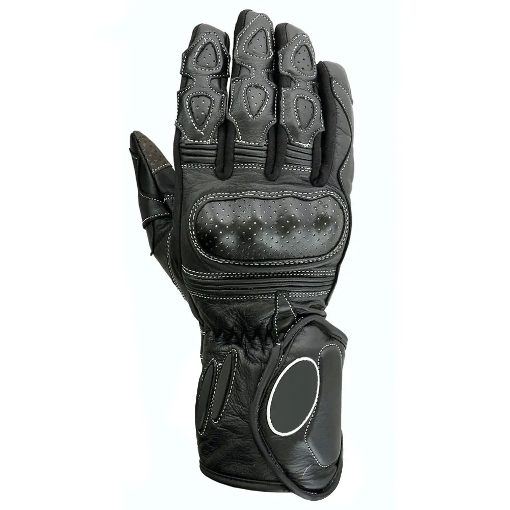 2024 New Design outdoor Full Finger Customized Logo Men Motorbike Gloves For Sale /Custom Size   