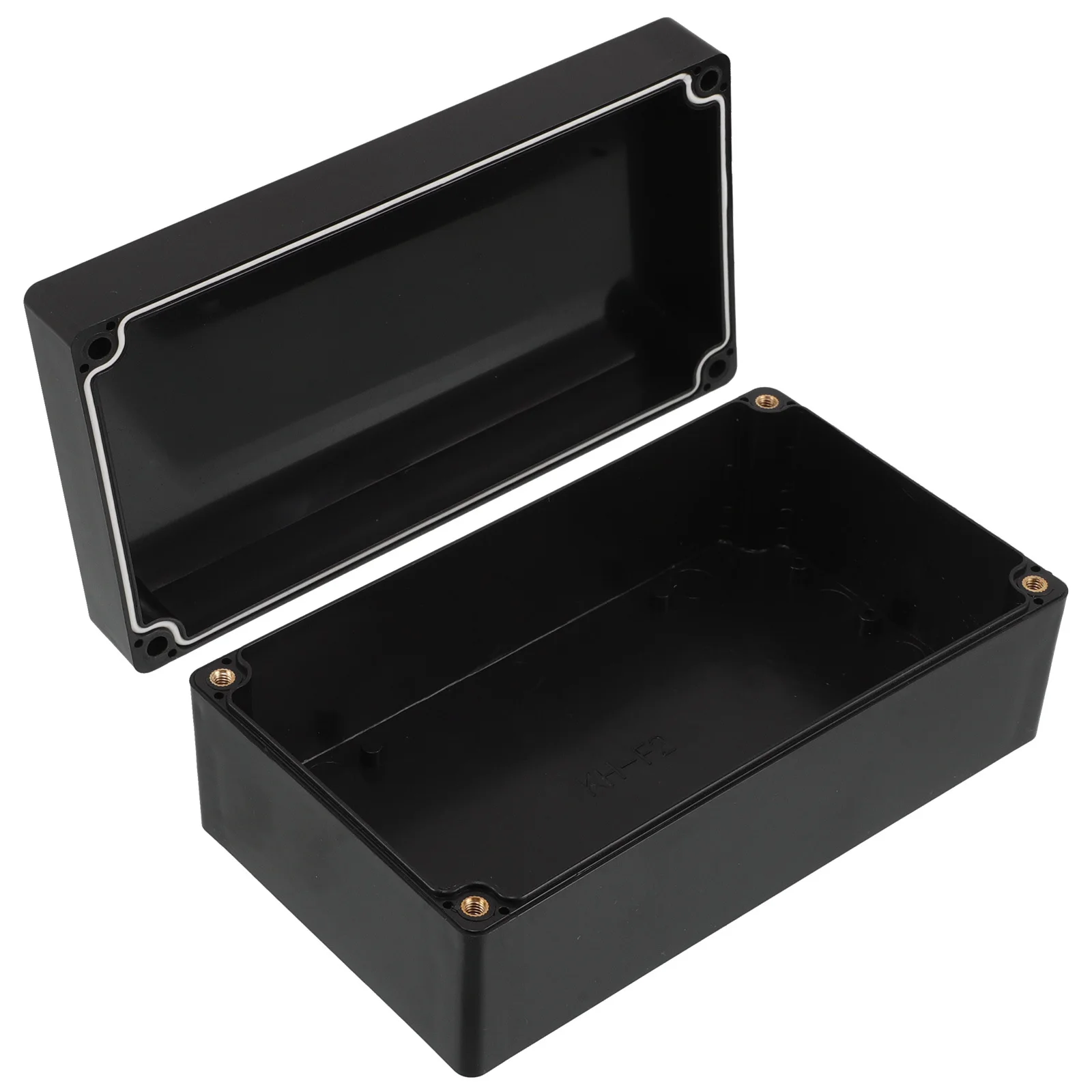Waterproof Electrical Outdoor Black Junction Box For Security Monitoring Control Box Plastic Project Enclosure Dustproof Tight