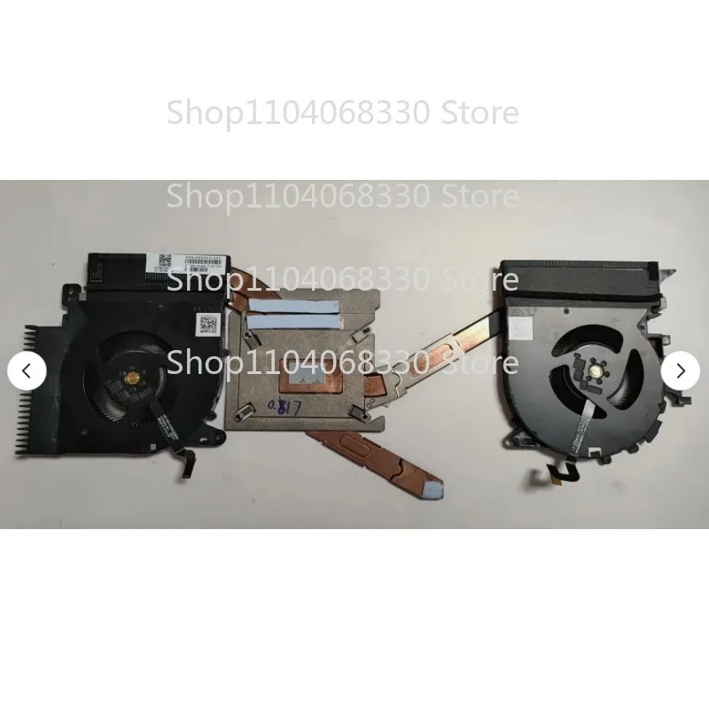N For HP ZBOOK 15 studio G8 Laptop CPU GPU Fan with Radiator Heatsink AT2YM007DA0