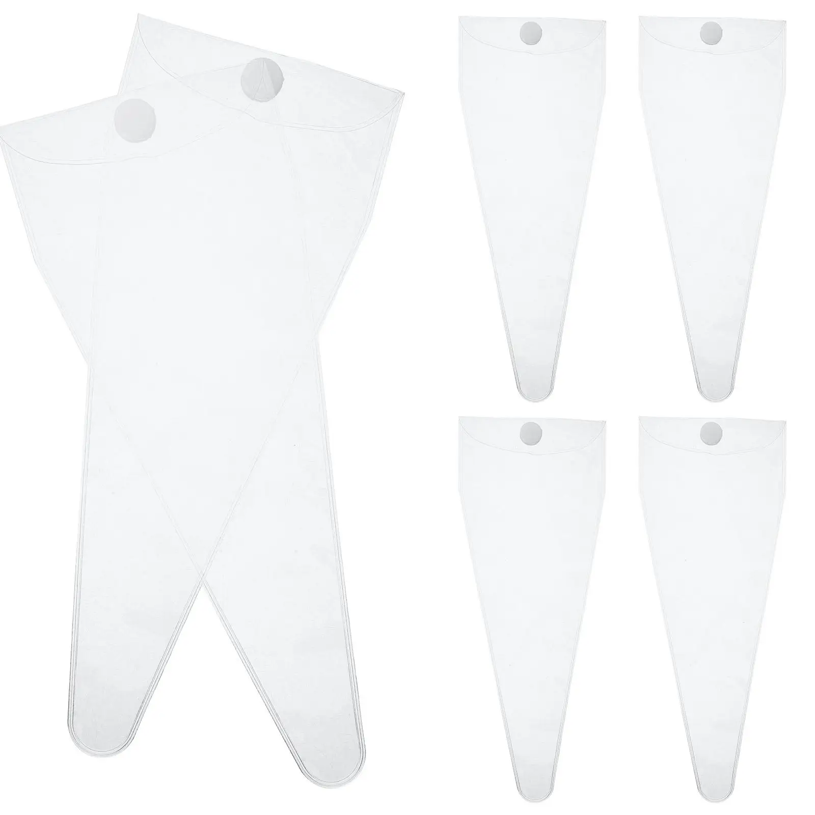 

6pcs Pet Scissor Bag Transparent Hair Trimmer Pouch Clear Dog Hair Scissor Holder PVC Tool ganizer Dog Accessories Storage