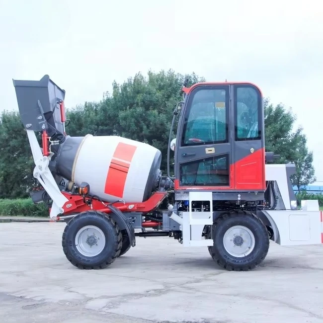 YG Customized Factory Supply Popular 0.7m3 Self Loading Concrete Mixer Self Loading Concrete Mixer Truck Model PanHo 1000