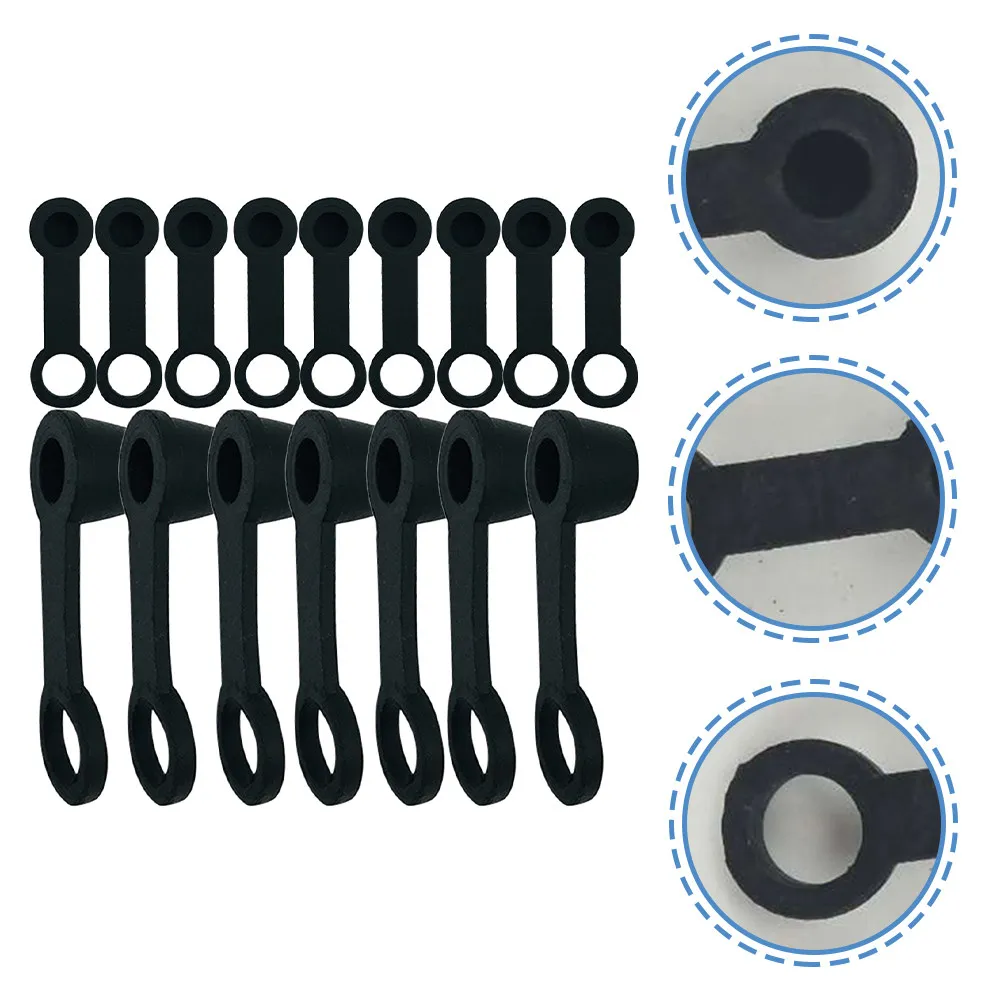 

30Pcs Brake Bleeder Caps Rubber Motorbike Screw Covers Soft Durable Sealing Replacement Motorcycle Parts Motorbike Screw Covers