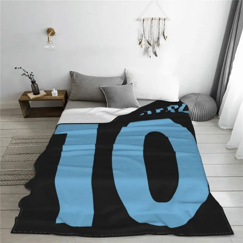 Sergio Aguero Vector Head Blanket Velvet For Bed Anti-Pilling Faux Fur Throw Sleeping Sheets