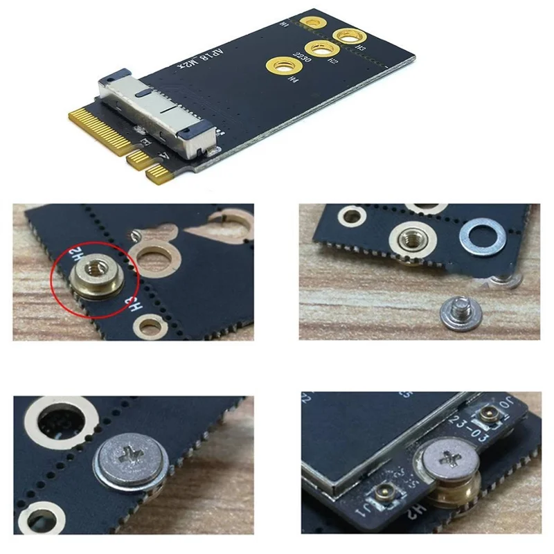 1PCS NGFF M.2 Key A/E Adapter Card Wireless Network Card Adapter Card for BCM94360CS2 BCM94360 BCM943224 Network Card