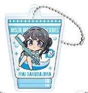 Game Mai Sakurajima Nodoka Toyohama Kaede Azusagawa Keychain Doll Anime Shoko Makinohara Acrylic Keyring Pendant for Gift