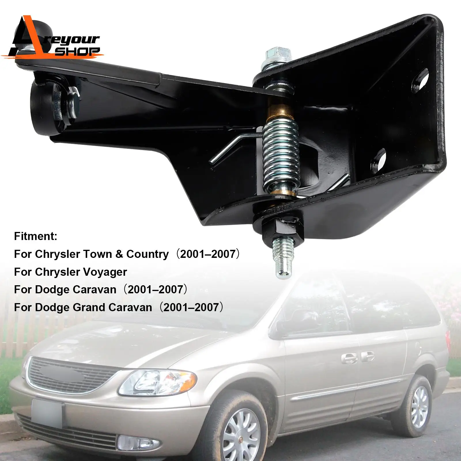 

Areyourshop Sliding Door Body Side Hinge Right 4894036AE for Chrysler 2001 2002 2003 2004 2005 2006 2007
