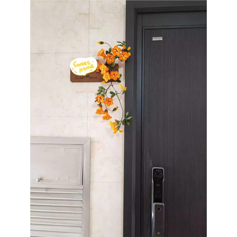 Bouquet di bastoncini intrecciati decorazione del soffitto della parete fatta in casa pacchetto di materiale fai da te fatto a mano ornamenti creativi di vite di fiori