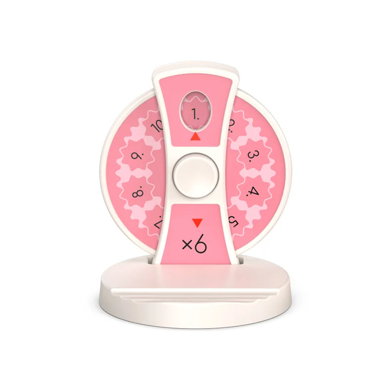 Digitale fidget spinner mobiele telefoon standaard roterende optelling aftrekken vermenigvuldigen divisie nummer rekenkundige puzzel speelgoed