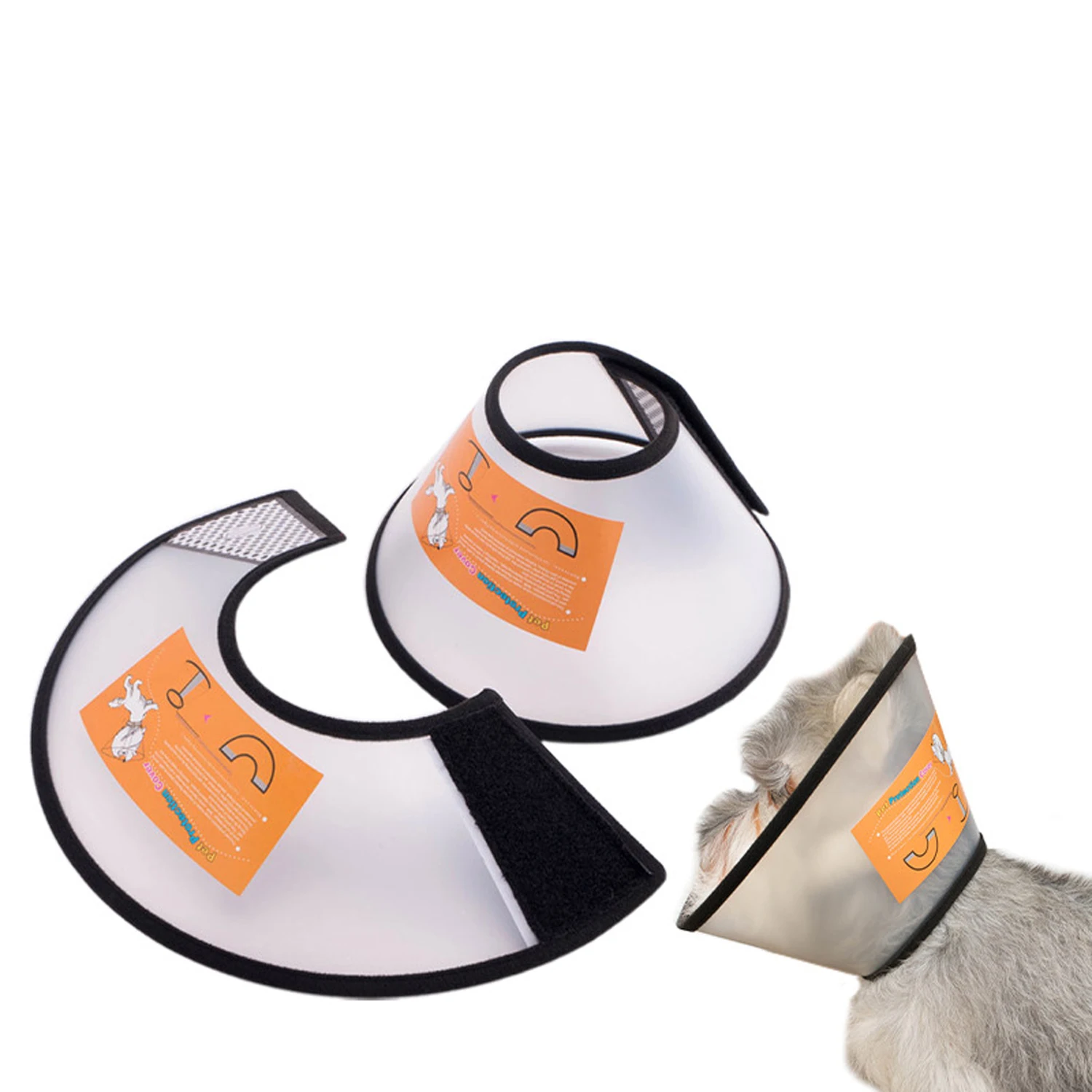 Pet Protection Collar Anti-bite And Lick Surgery Wound Healing Collar Cat And Dog Health Care Dog Neck Cone Recovery Headgear