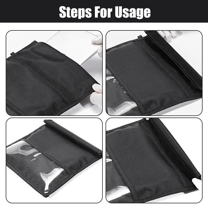 Laptop Faraday Mobile Phone Notebook Blocker Bag RFID RF Signal Blocker Shielding Safety Package Anti-theft Brush Pouch 35*45cm