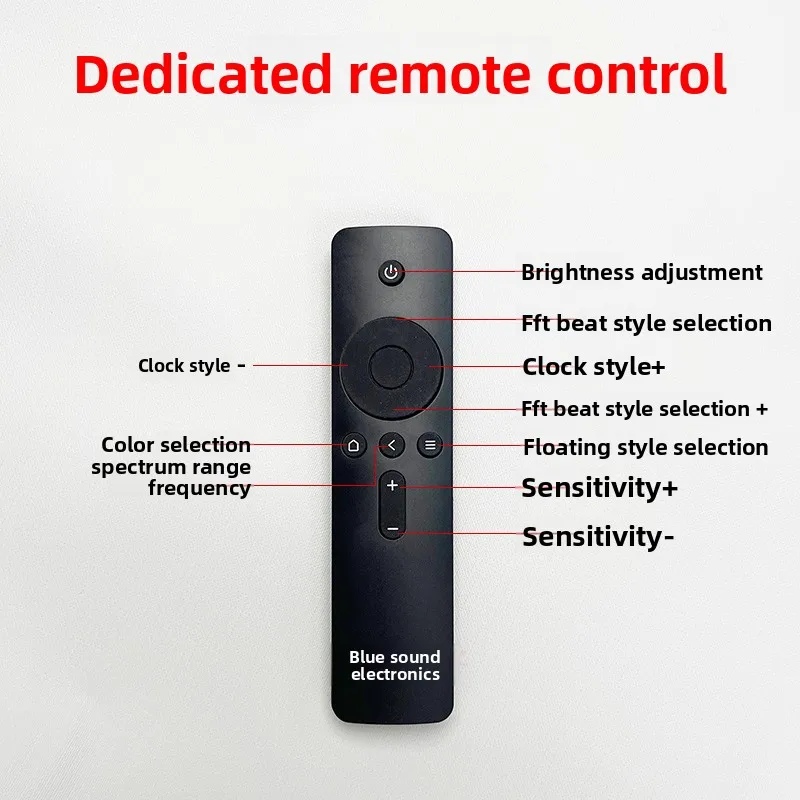 Professional RGB Music Spectrum Display 32/40/384 LED Audio Rhythm Voice Control Pickup Light for Desktop Atmosphere