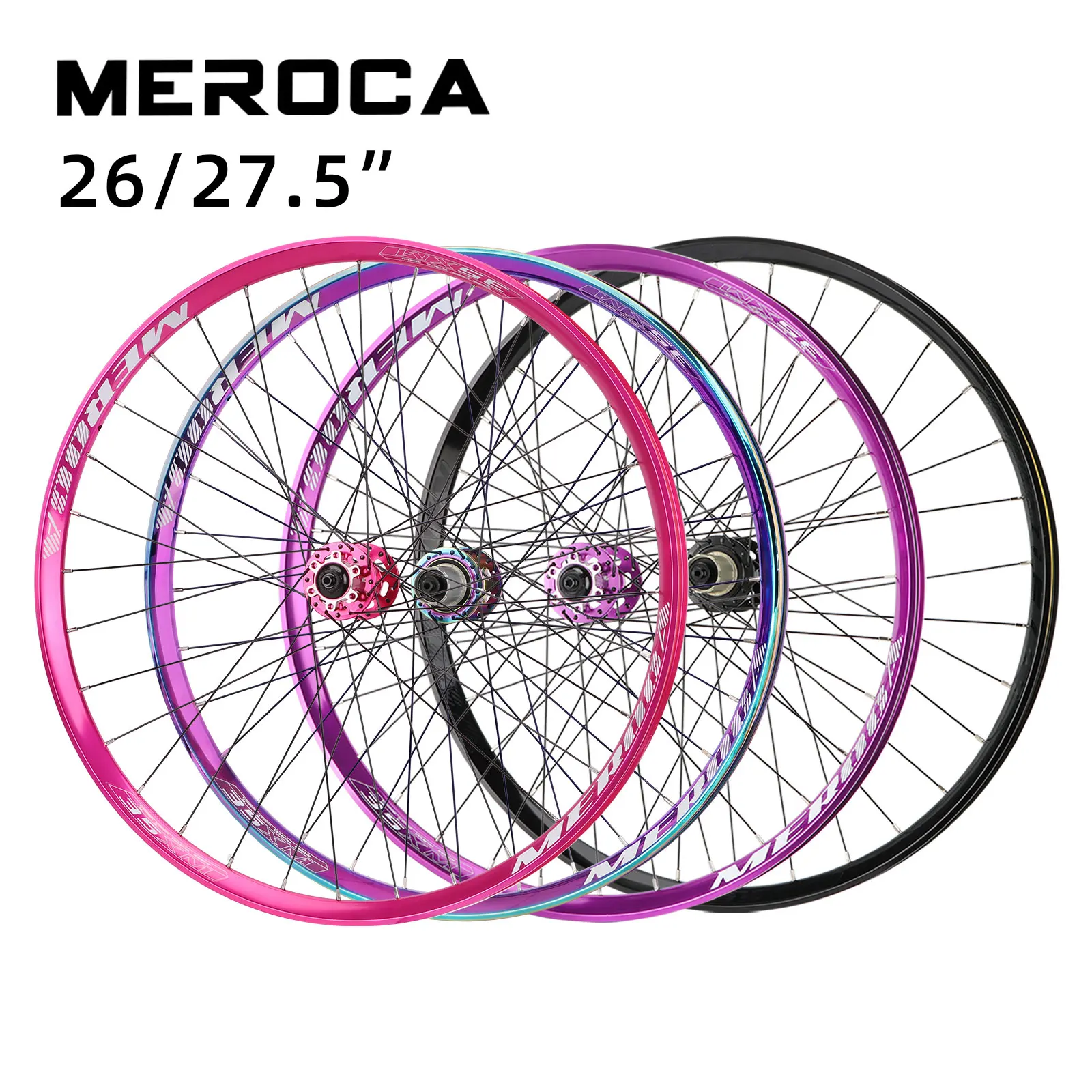 MEROCA 35XM Mountainbike-Laufradsatz 26 Zoll 27,5 Er Scheibenbremse Schnellspanner 5 Pawl Super Laut 7/8/9/10/11-Gang AM/MTB Laufradsatz