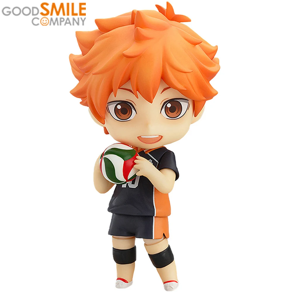 

Оригинальная компания Good Smile Nendoroid 461 Haikyuu! ! Коллекционная модель фигурки Hinata Shoyo Gsc 10 см